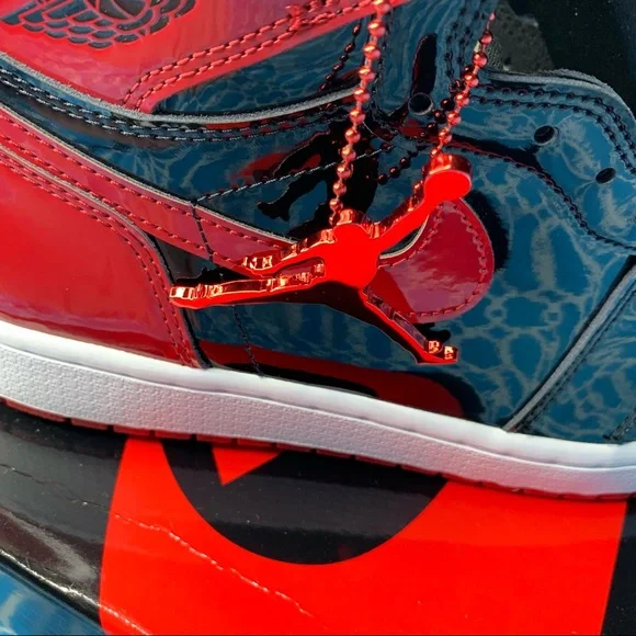 Nike Air Jordan 1 High Men’s size 10 Patent bred retro og red black sneakers new